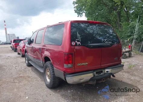 2003 Ford Excursion Xlt z USA, uszkodzony, nr VIN 1FMNU41L03EC79494
